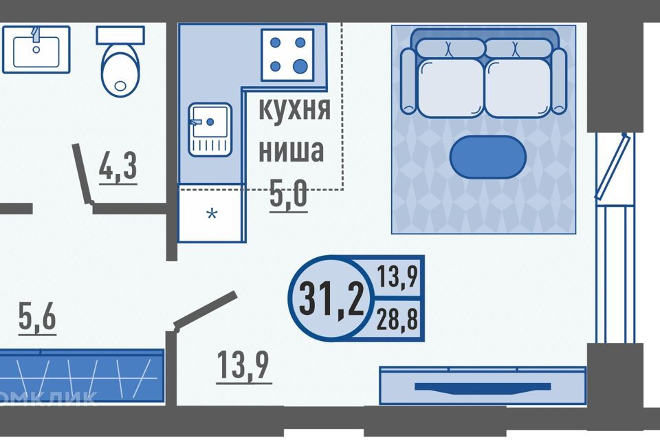 квартира р-н Орловский д. Жилина фото 1