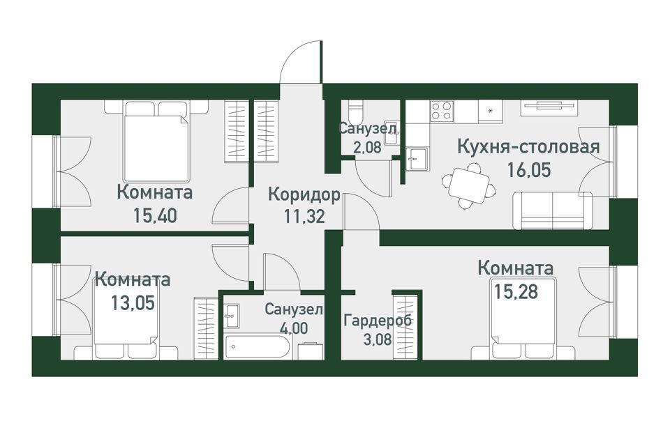 квартира г Екатеринбург р-н Ленинский Екатеринбург городской округ, Твоя привилегия, жилой комплекс фото 1