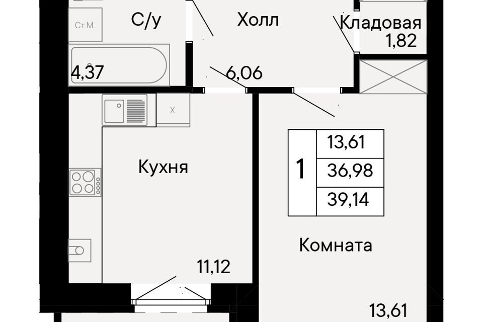 квартира г Ростов-на-Дону р-н Октябрьский пер Бориславский 47 Ростов-на-Дону городской округ фото 1