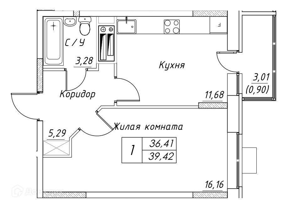 квартира г Дмитров м-н, Дмитровский городской округ, Космонавтов фото 1