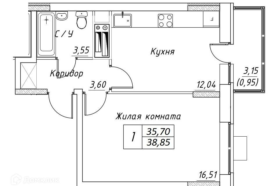 квартира г Дмитров м-н, Дмитровский городской округ, Космонавтов фото 1