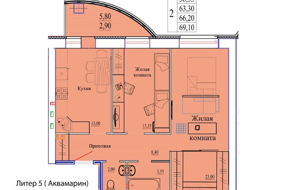 квартира г Иваново р-н Октябрьский Ивановский район фото 1