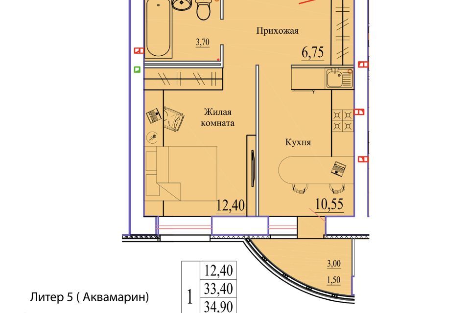 квартира г Иваново р-н Октябрьский Ивановский район фото 1