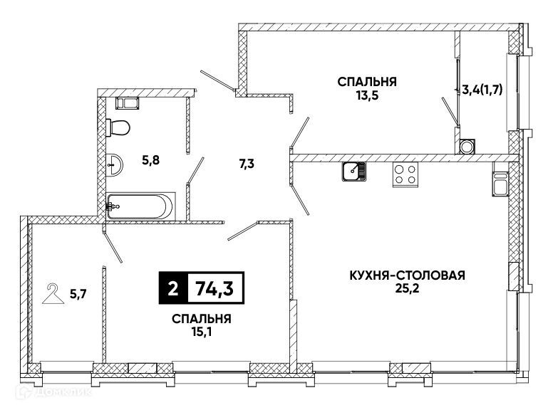 квартира г Кисловодск ул Катыхина 185 Кисловодск городской округ фото 1