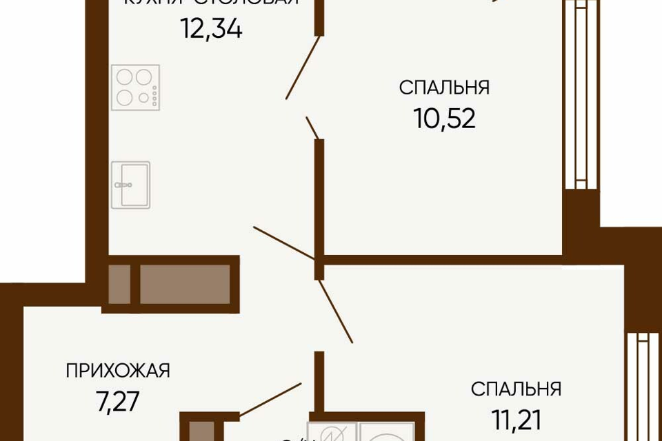 квартира г Екатеринбург р-н Чкаловский Екатеринбург городской округ, Тишина-2, жилой комплекс фото 1