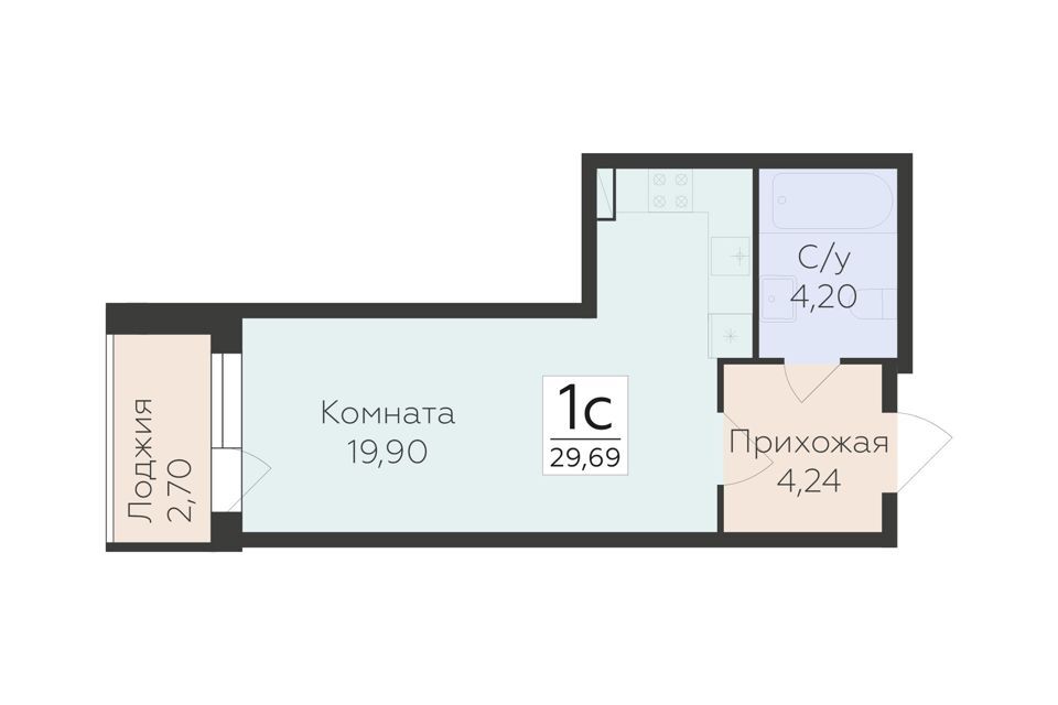 квартира г Воронеж р-н Коминтерновский городской округ Воронеж, Жилой комплекс Домино фото 1