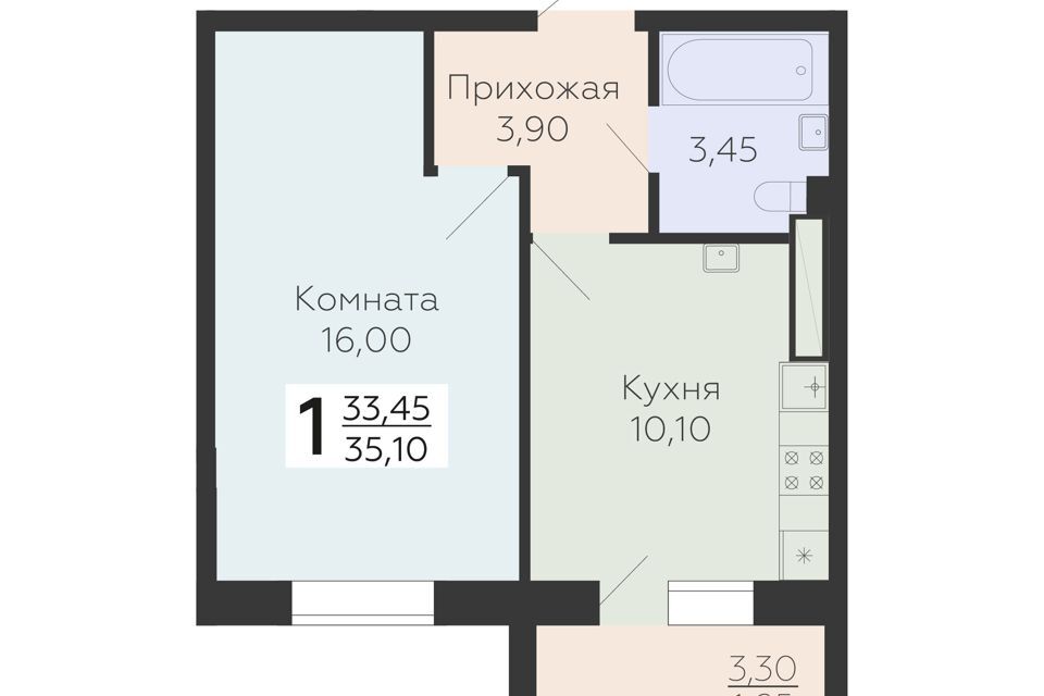 квартира р-н Всеволожский г Всеволожск ул Крымская 1 к 5 стр фото 1