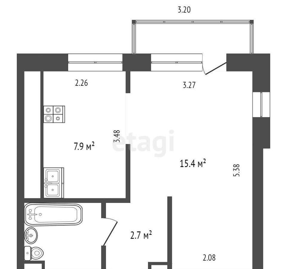 квартира г Омск р-н Центральный ул Иртышская 14 фото 13