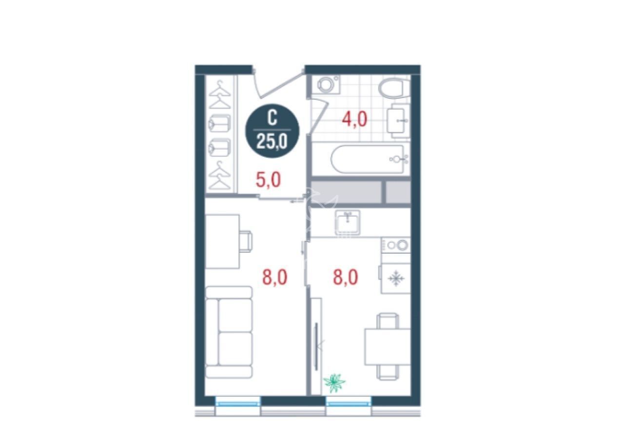 квартира г Москва метро Кантемировская б-р Кавказский 51 фото 2