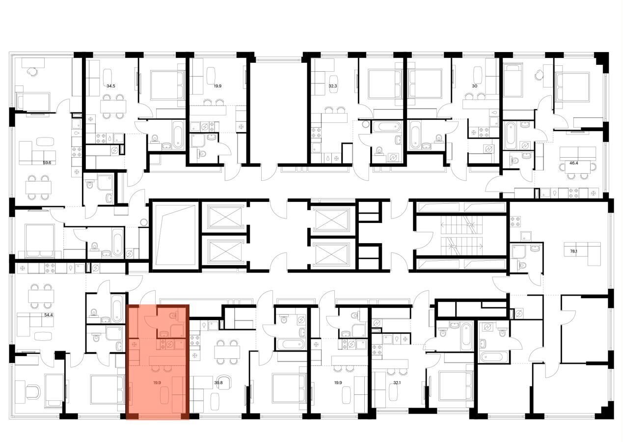 квартира г Москва метро Кунцевская ул Ивана Франко корп. 3 фото 2