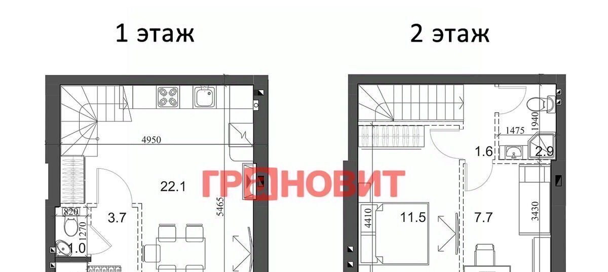 квартира р-н Новосибирский п Элитный р-н мкр Березки сельсовет, 155, Новосибирск, Мичуринский фото 2