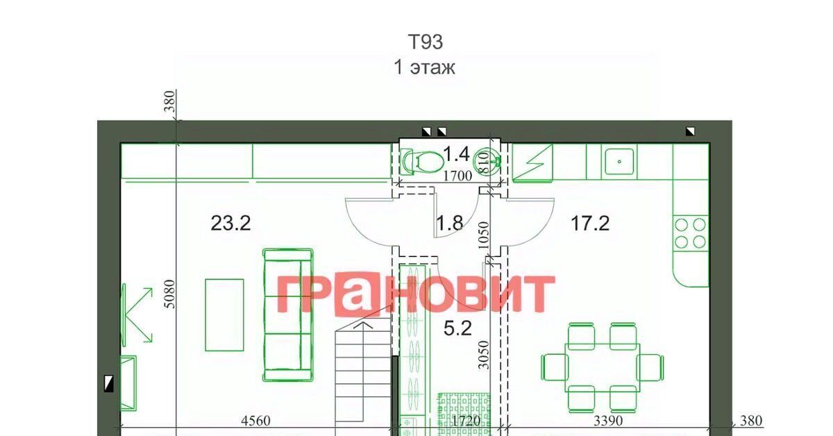 квартира р-н Новосибирский п Садовый р-н мкр Березки-3 Станционный сельсовет, 12, Новосибирск фото 14