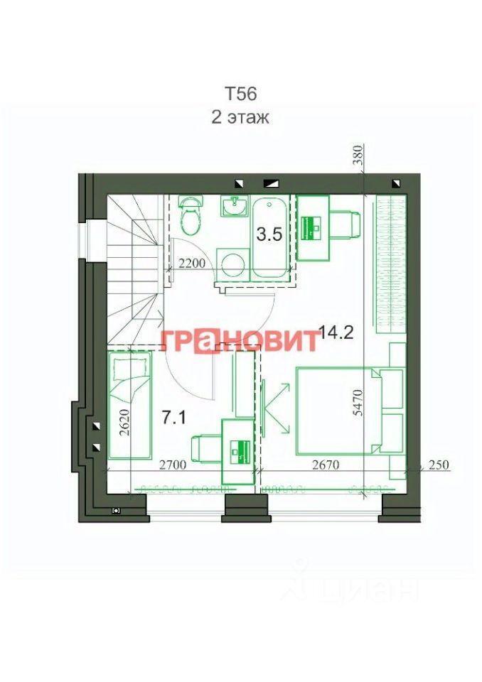 дом р-н Новосибирский п Садовый р-н мкр Березки-3 Станционный сельсовет, 5 фото 18