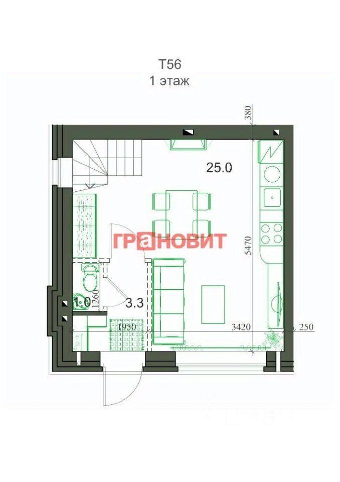 дом р-н Новосибирский п Садовый р-н мкр Березки-3 Станционный сельсовет, 5 фото 19