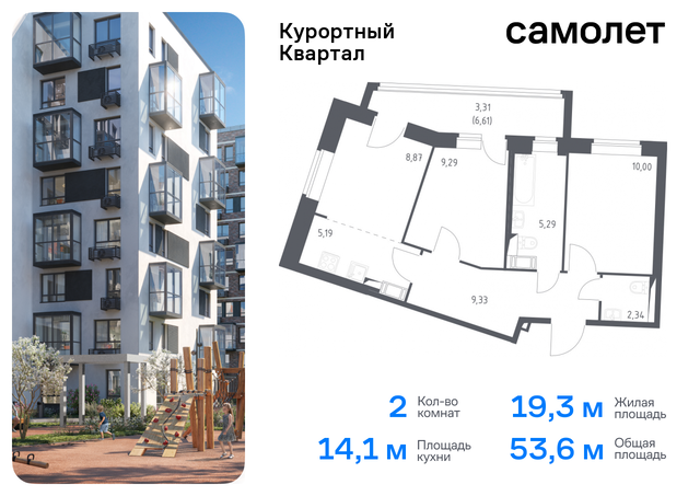 п Песочный ЖК «Курортный Квартал» метро Проспект Просвещения р-н Курортный ул Садовая 77 фото