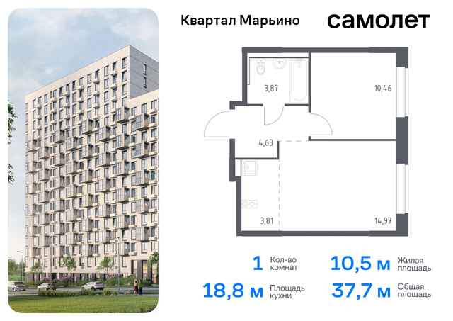 Филимонковский, Филатов луг, жилой комплекс Квартал Марьино, к 4 фото