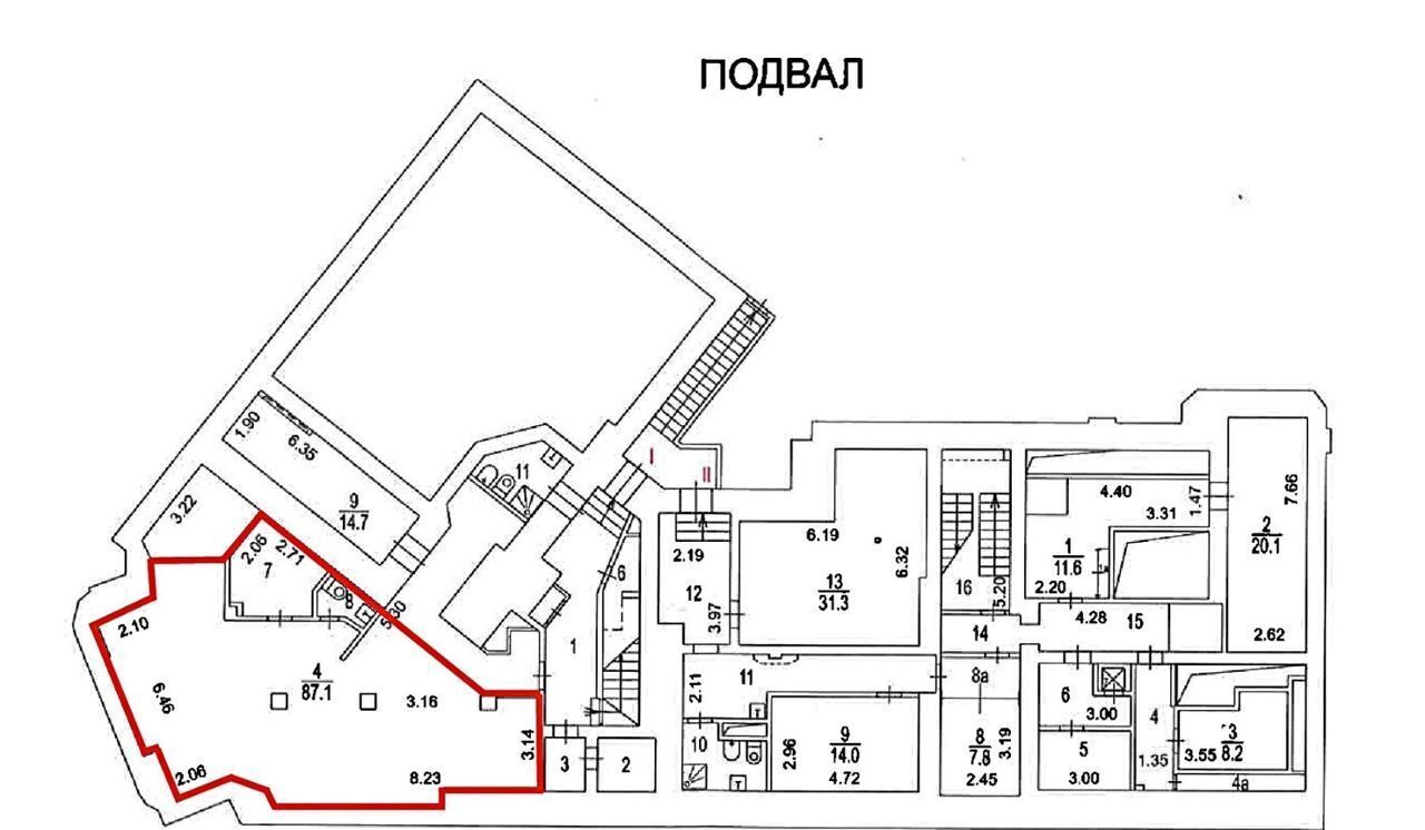 свободного назначения г Москва метро Полянка ул Большая Якиманка 17/2с 1 фото 6