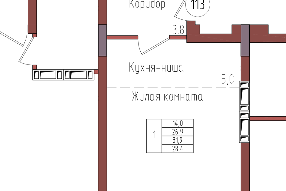 квартира г Калининград городской округ Калининград, жилой комплекс Теодора Кроне фото 1