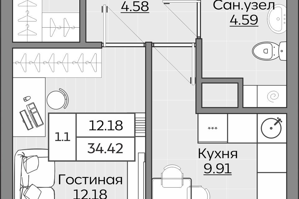 квартира г Казань ул Сиреневая 8 Казань городской округ фото 1