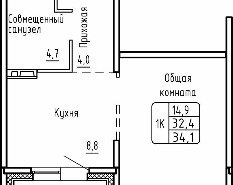 квартира г Новосибирск Ленинский, Новосибирск городской округ фото 1