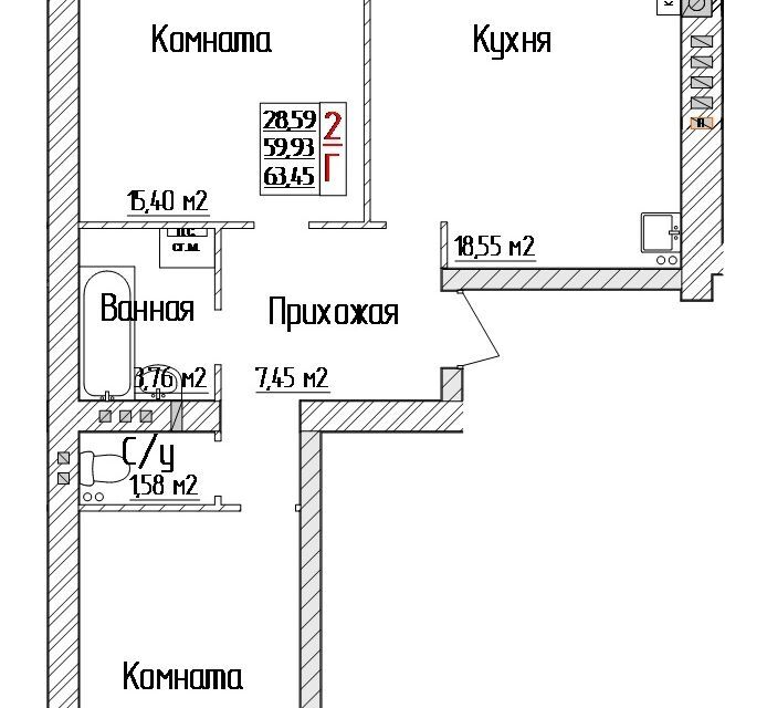 квартира р-н Ярославский фото 1