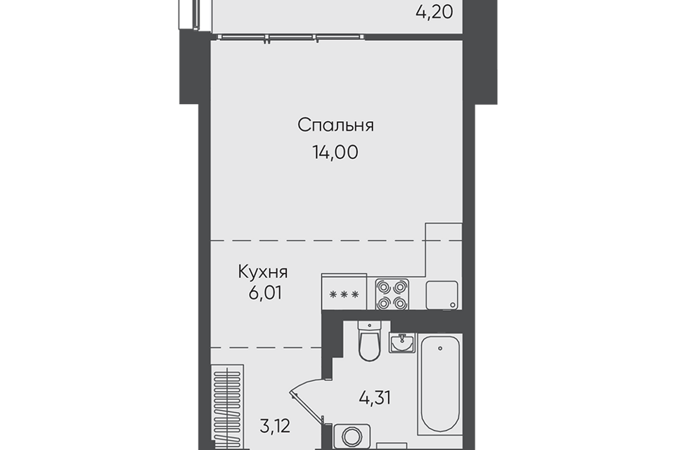 квартира г Иркутск жк Новые горизонты, Иркутск городской округ фото 1