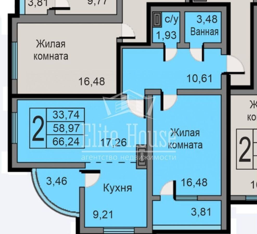 квартира г Калуга ул Минская 23 фото 11