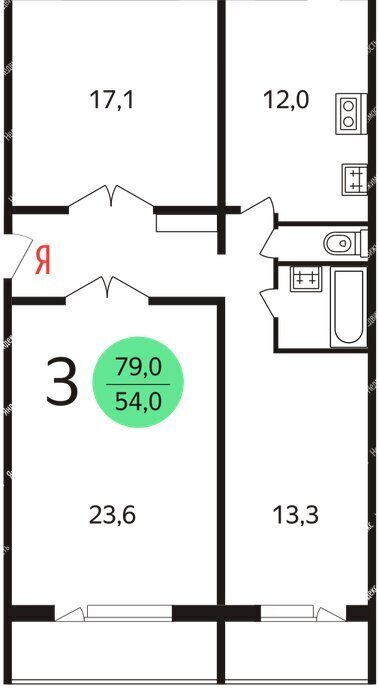 квартира г Москва метро Окская ул 12-я Новокузьминская 6к/1 фото 31