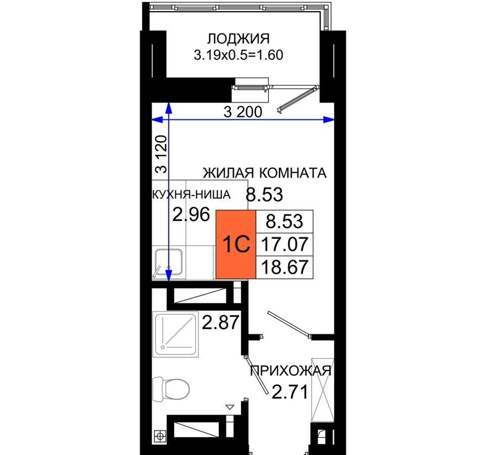 квартира г Ростов-на-Дону р-н Октябрьский пер Элеваторный фото 3