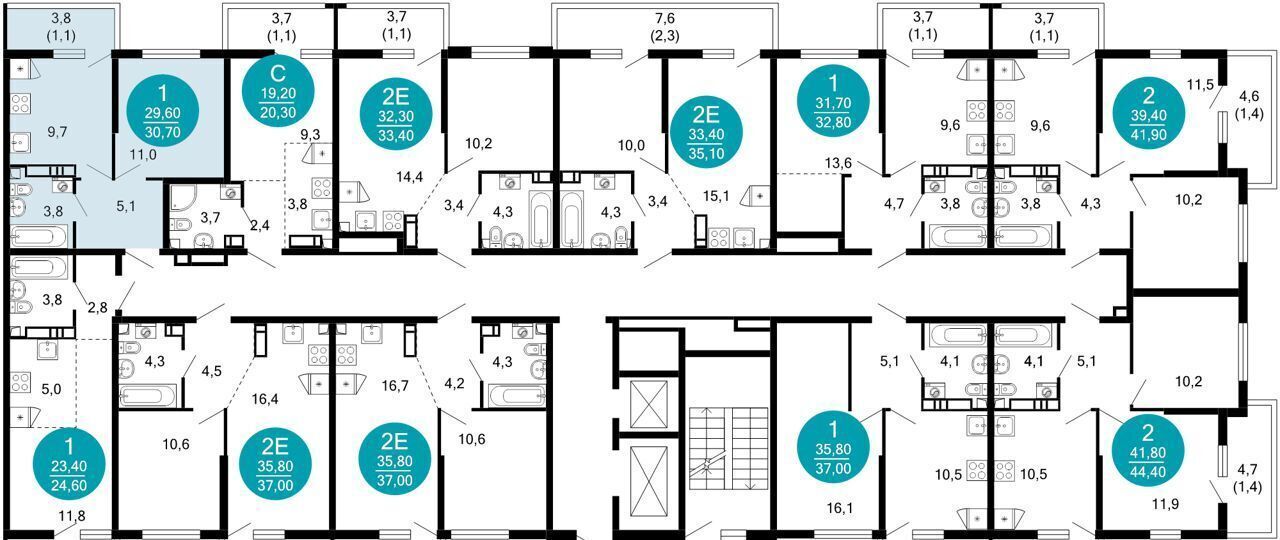 квартира г Сочи р-н Адлерский ул Искры 4 д. 66/10 фото 12