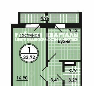 квартира г Челябинск р-н Центральный наб. Героя России С. А. Кислова, 27 фото 3