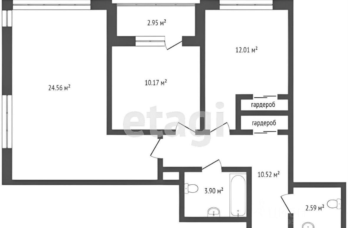 квартира г Москва метро Варшавская проезд Каширский 25к/1 фото 4