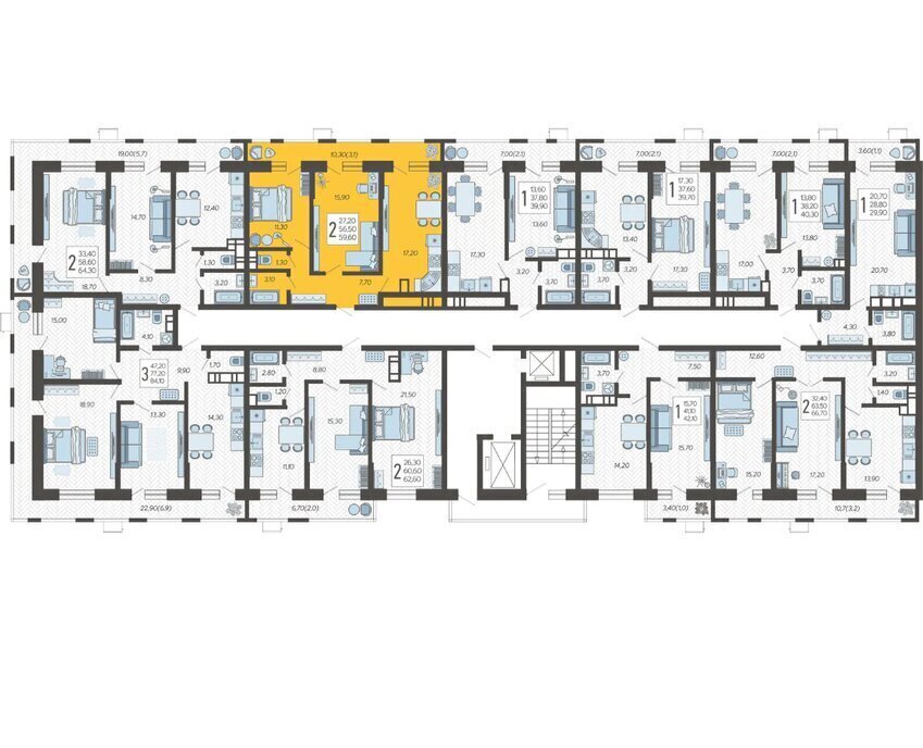 квартира г Краснодар микрорайон 9-й километр ул Ярославская 115/5 фото 2