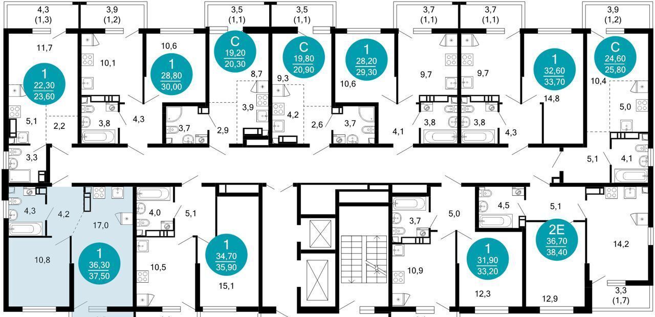 квартира г Сочи р-н Адлерский ул Искры 6 д. 66/10 фото 12