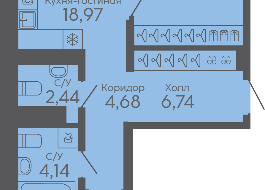 квартира г Екатеринбург б-р Новосинарский 1/2 Екатеринбург городской округ фото 1