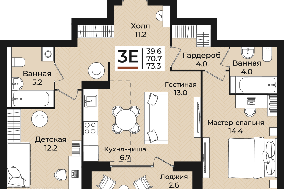 квартира г Пермь ул Екатерининская 38 Пермь городской округ фото 1