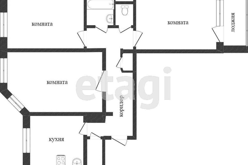 квартира г Надым ул Зверева 42 Надымский район фото 1