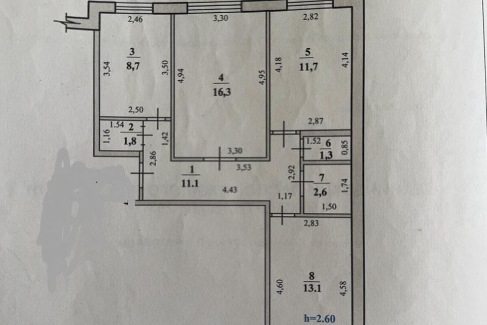 квартира г Стерлитамак Караная Муратова, 1, Стерлитамак городской округ фото 2