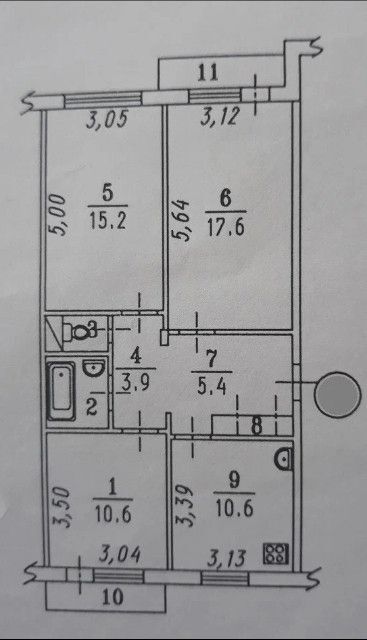 квартира г Омск ул 4-я Кордная 45 Омский район фото 2