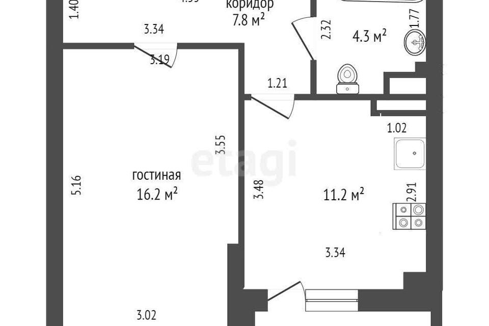 квартира г Ростов-на-Дону Ростов-на-Дону городской округ, 26-я линия, 35/2 фото 4