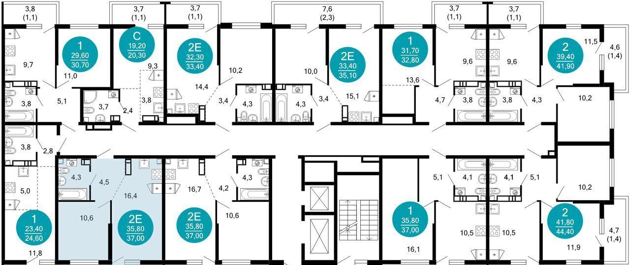 квартира г Сочи р-н Адлерский ул Искры 4 д. 66/10 фото 12