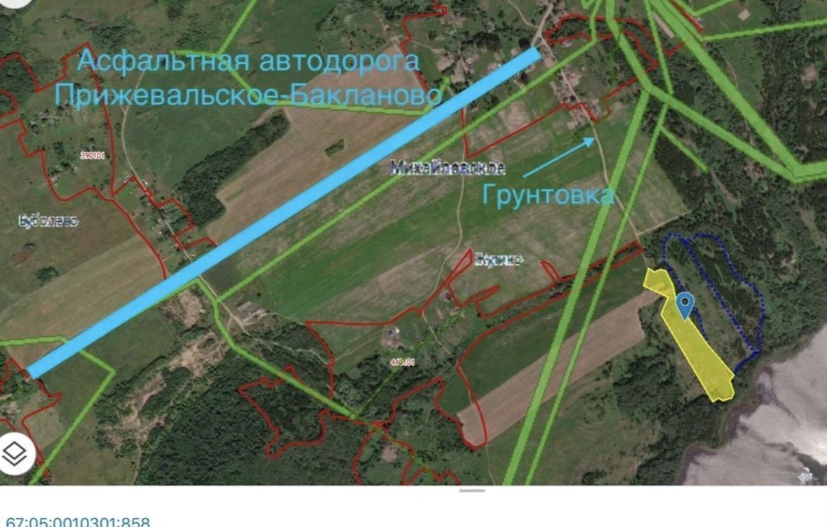 земля р-н Демидовский д Щукино ул Южная 5 Заборьевское сельское поселение, Демидов фото 12