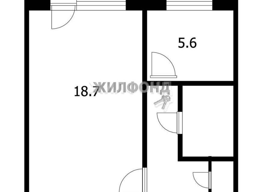 квартира г Новосибирск ул Станиславского 33 Новосибирск городской округ фото 4