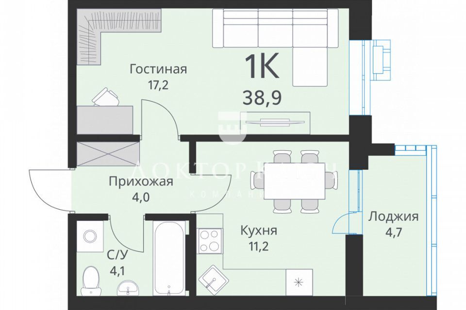 квартира г Новосибирск ул Объединения 28 Новосибирск городской округ фото 3