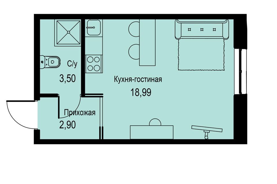 квартира р-н Всеволожский г Кудрово ул Солнечная 2 фото 1