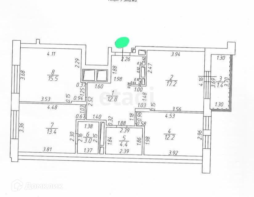 квартира г Казань ул Академика Губкина 12б Казань городской округ фото 9