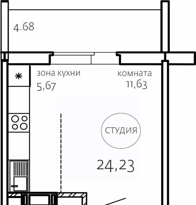 квартира г Челябинск р-н Курчатовский ЖК «Хорошее решение» фото 1