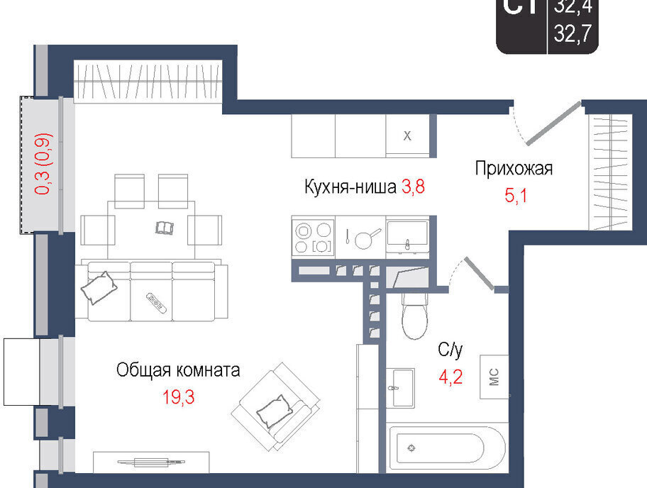 квартира г Королев мкр Первомайский жилой комплекс Киноквартал, к 1, Белокаменная фото 1