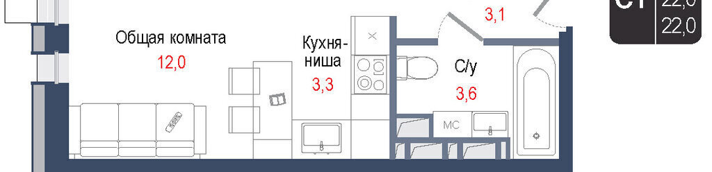 квартира г Королев мкр Первомайский жилой комплекс Киноквартал, к 1, Белокаменная фото 1