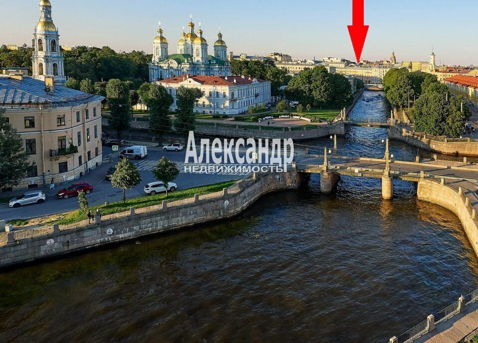 квартира г Санкт-Петербург метро Садовая р-н Адмиралтейский пр-кт Римского-Корсакова 29 фото 1